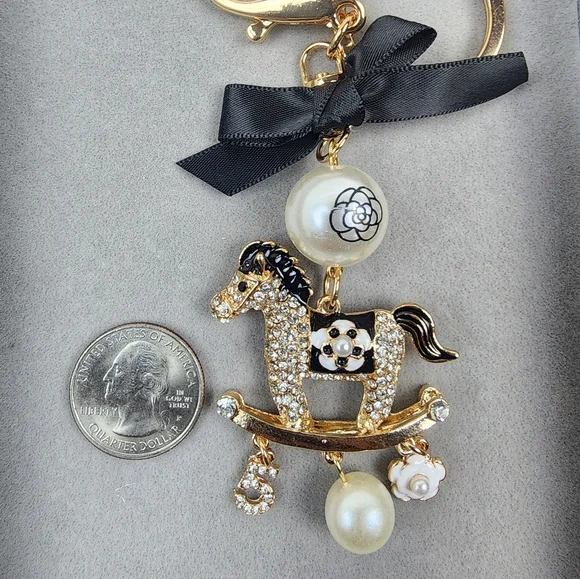 Bag Charm/ Keychain Rocking Horse - Picture 2 of 3